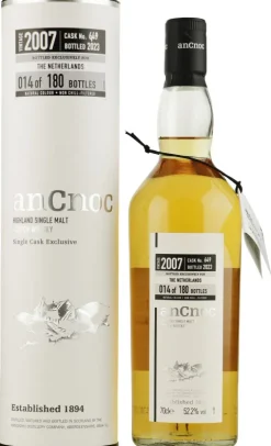 Ancnoc 15 Years 2007 Single Cask Netherlands Cask Strength