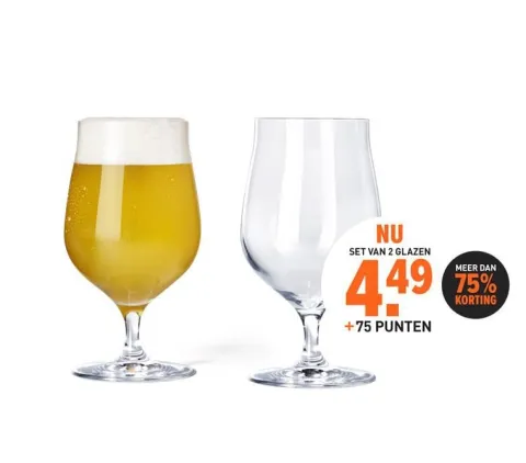 Chef & Sommelier Bierglazen (37 CL) - Set van 2