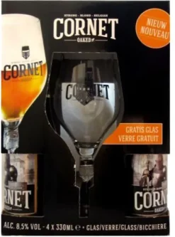 Cornet Oaked Cadeauverpakking met Glas