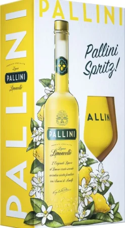 Pallini Limoncello met Spritz Glass