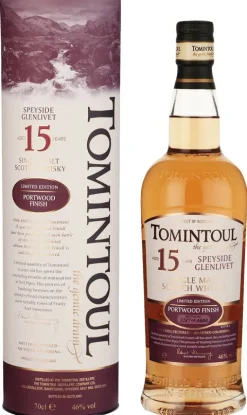 Tomintoul 15 years Old Portwood Finish