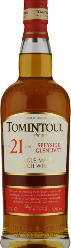 Tomintoul 21 years Speyside Malt